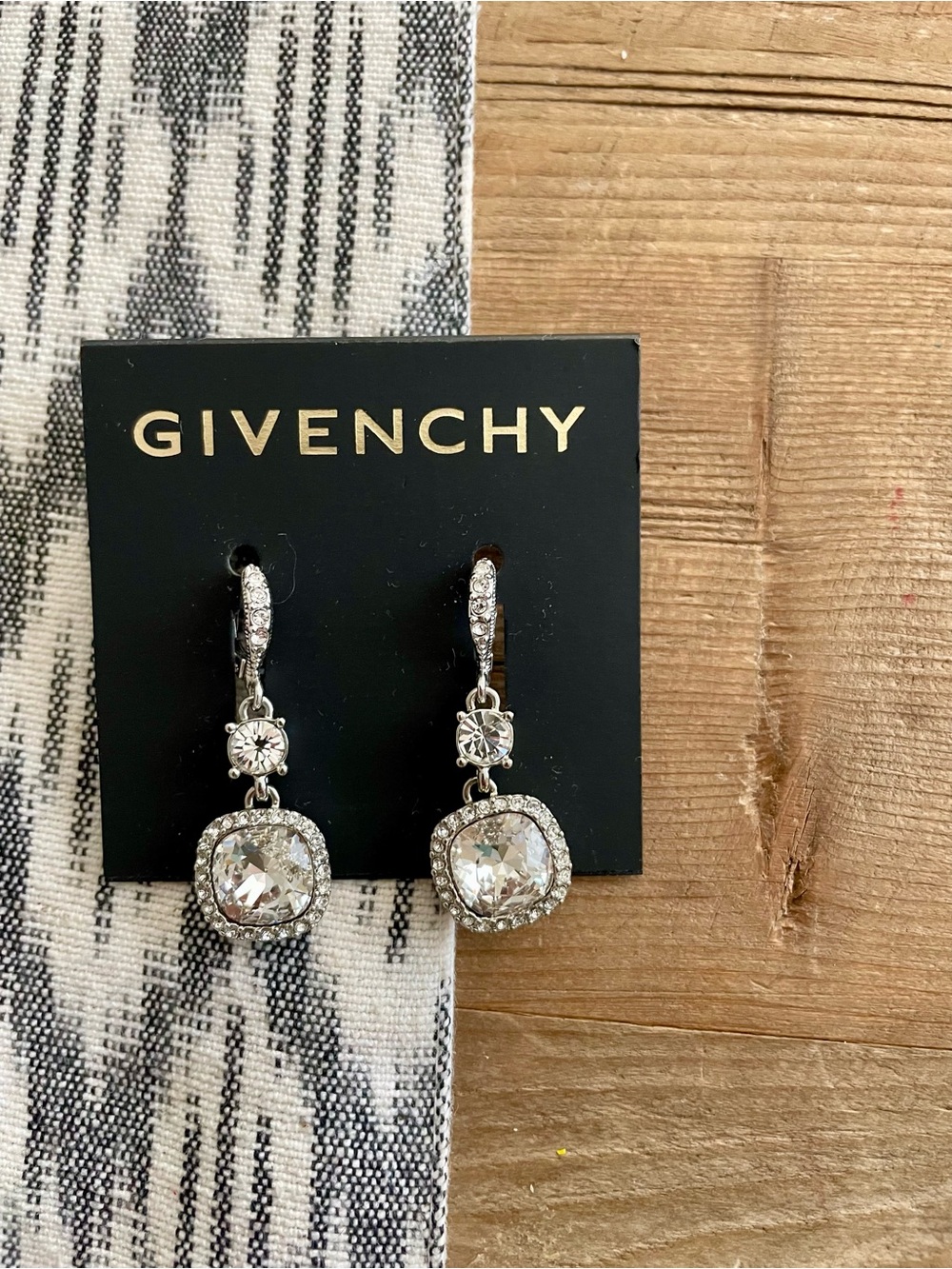 NWT: Faux Diamond Drop Earrings